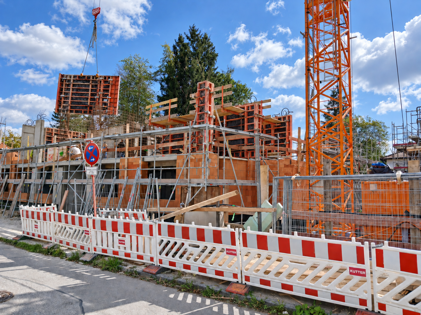 Rohbau – Ziegelmauerwerk und Schalungsarbeiten