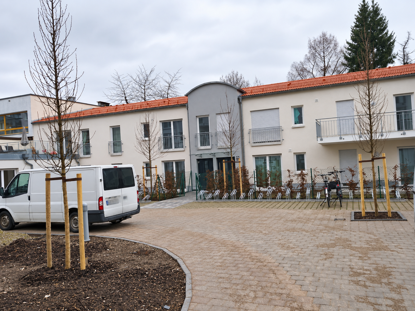 LAIMLife – Innenhof und Hinterhaus im März 2017, KI-aufbereitete Projektaufnahme